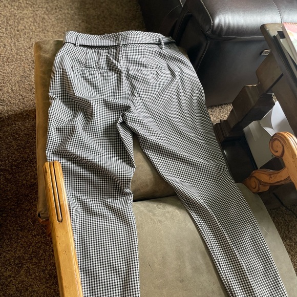 BHWM small check gingham tapered ankle pant - Picture 5 of 6